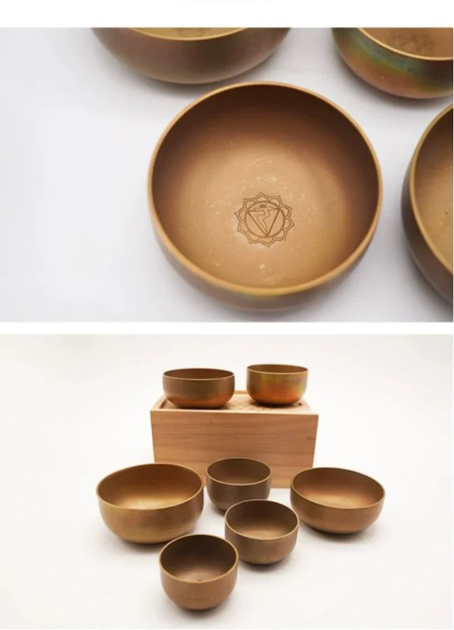 Klangschalen Set "Chakren"