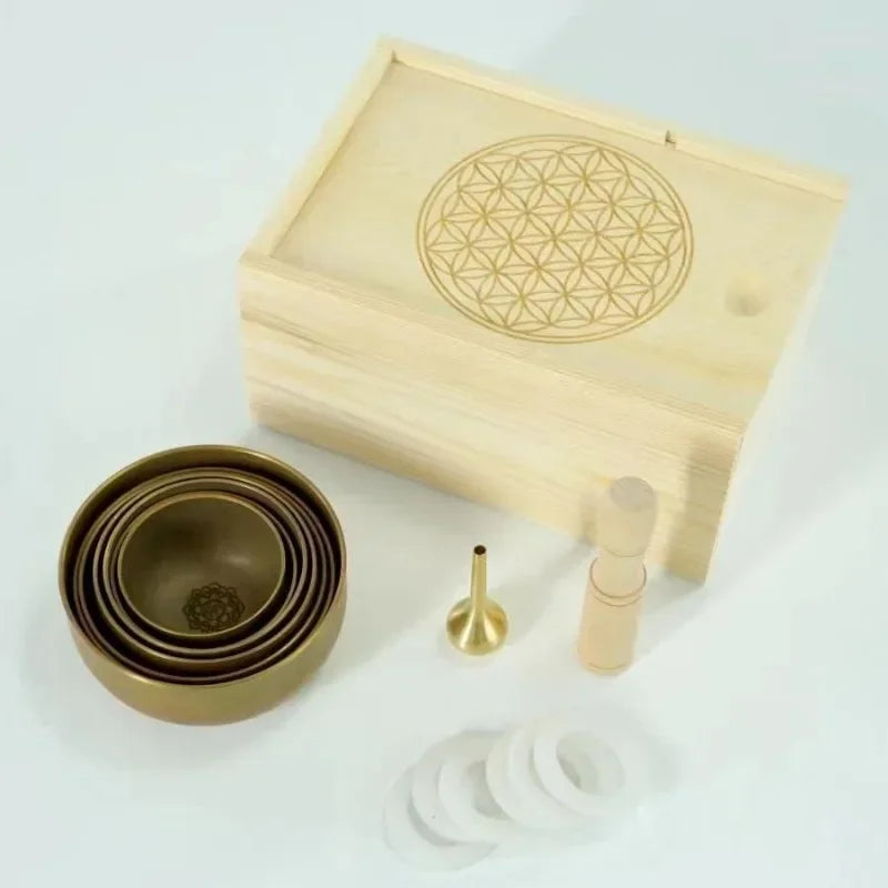Klangschalen Set "Chakren"