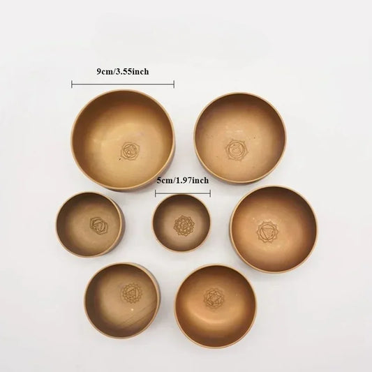 Klangschalen Set "Chakren"